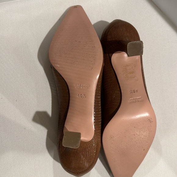 ROBERTO FESTA Embossed Tan LOAFER with Buckle, Size 9.5 - Picture 5 of 11